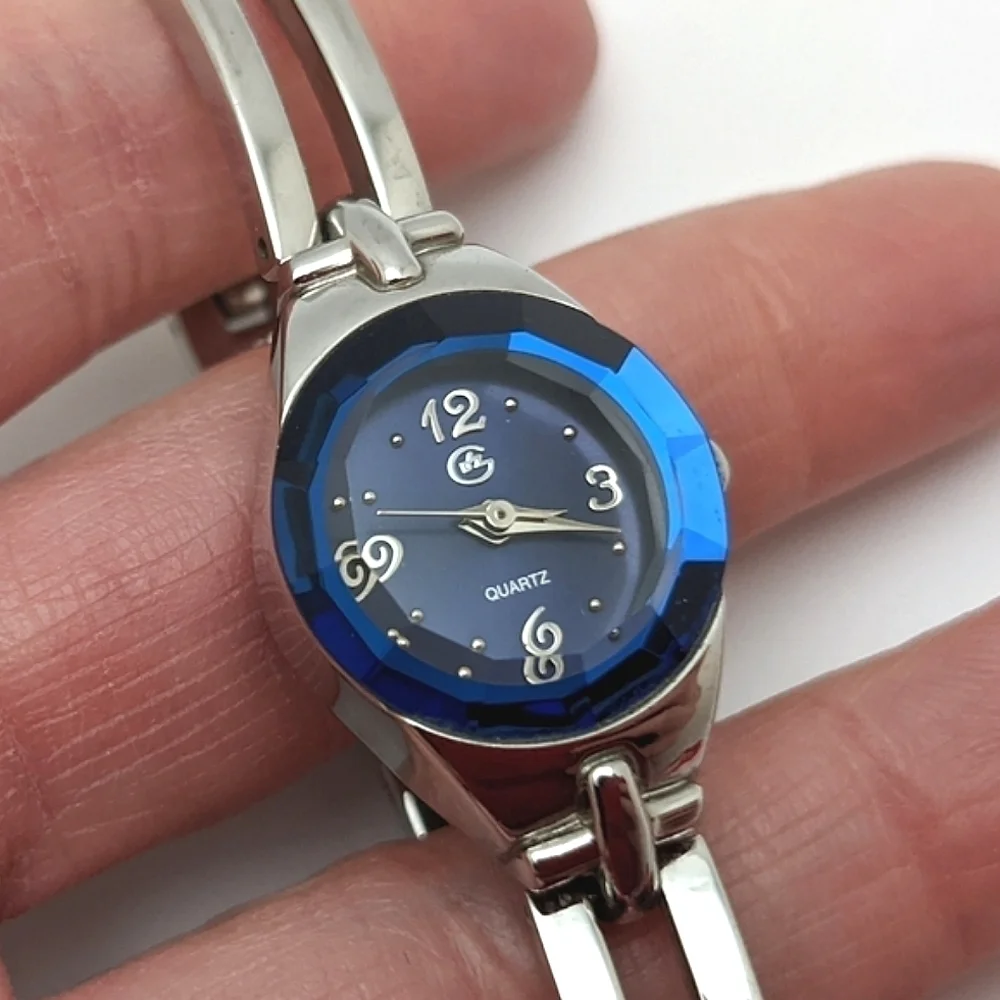 Miyota Watch Movement Parts Silver Royal Blue